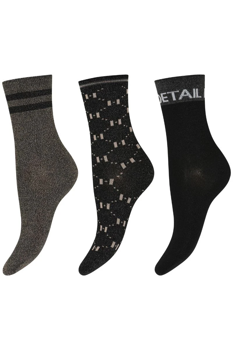 Fashion Socks 3-pack in Box | Multifarvet 2 | Strømper fra Hype the Detail