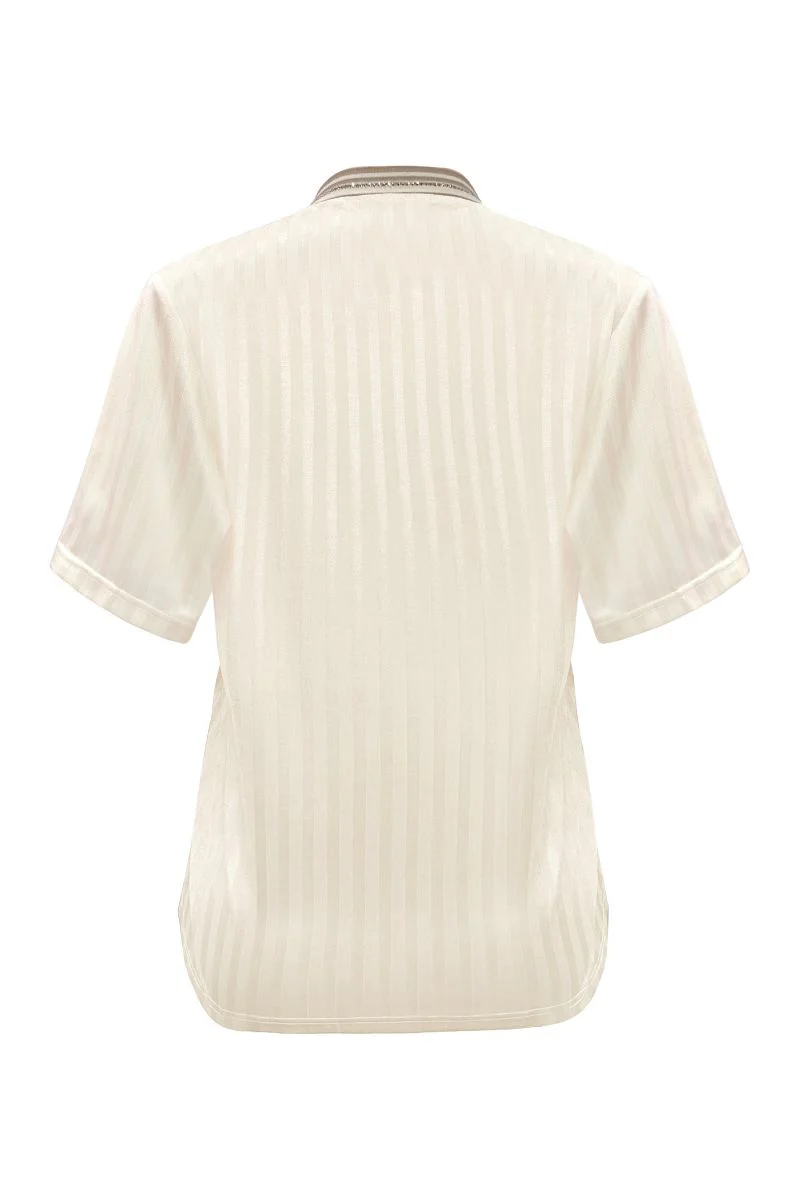Felia Ss Tshirt | Creme Simili | Bluse fra Liberté - Image 4