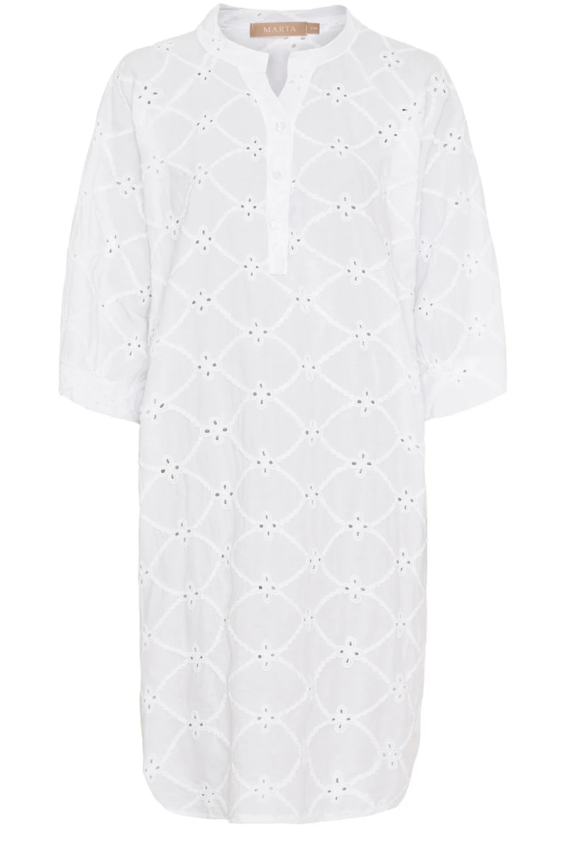 Felicia Dress | White | Kjole fra Marta du Chateau