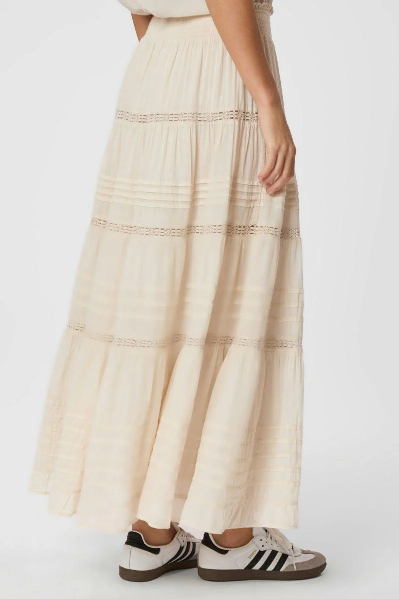 Felicia S Voile Skirt 161872 | Ivory | Nederdel fra Neo Noir - Image 8