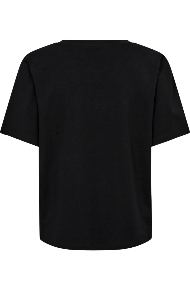 Fenjal Tee 205558 | Black W. Gray Pinstripe | T-Shirt fra Freequent - Image 2