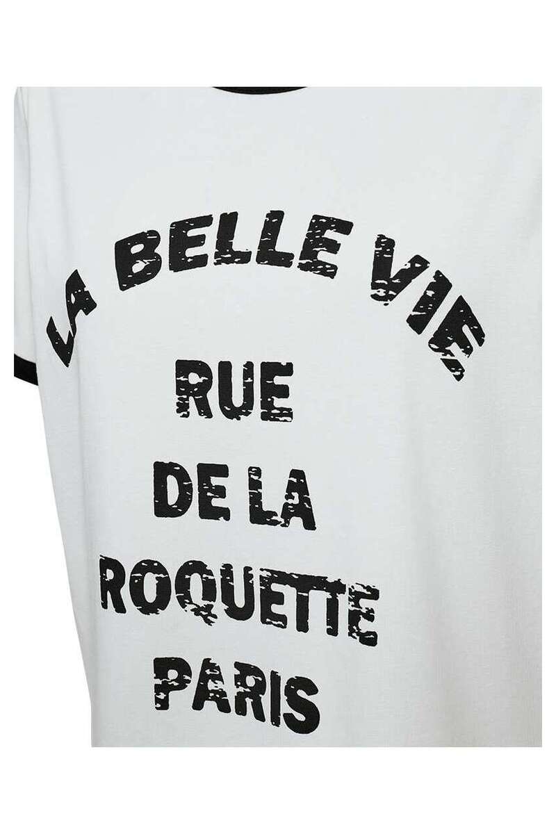 Fenjal Tee 207658 | Star Off-White W. Black | T-Shirt fra Freequent - Image 3