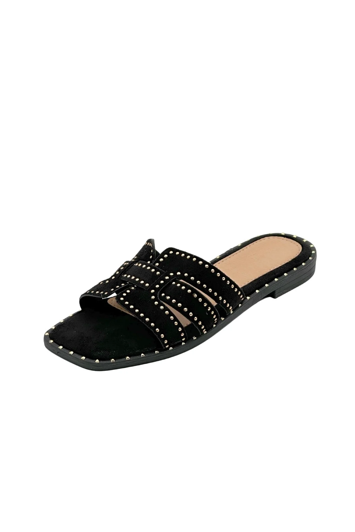 Feo Slippers SS-167 | Black | Sandaler fra Lazy Bear