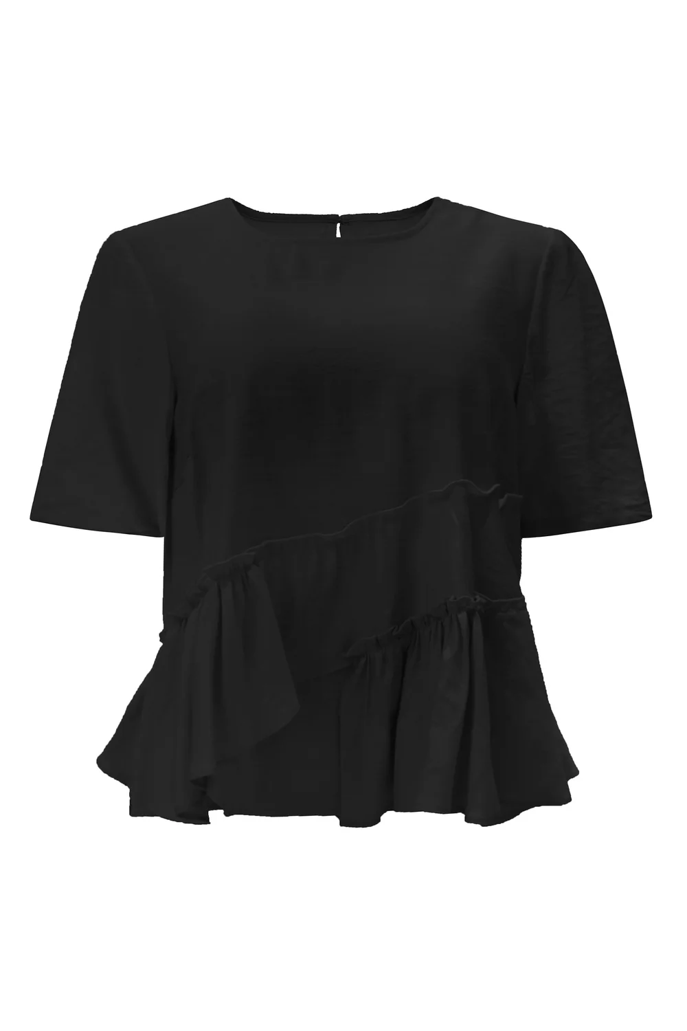 Fie Frill Blouse | Black - Image 4