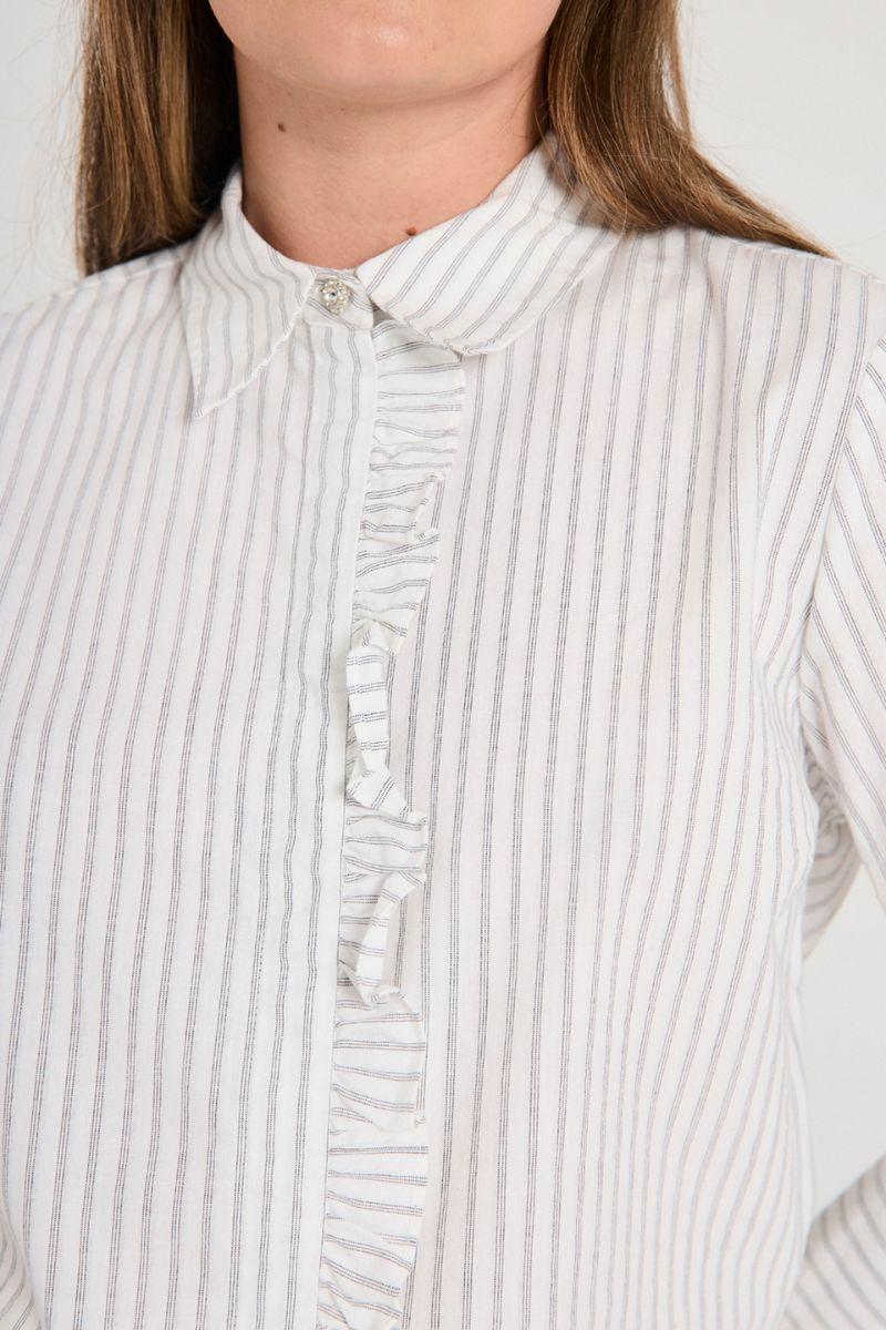 Fiona Shirt 206310 | Star Off-White W. Salute | Skjorte fra Freequent - Image 8