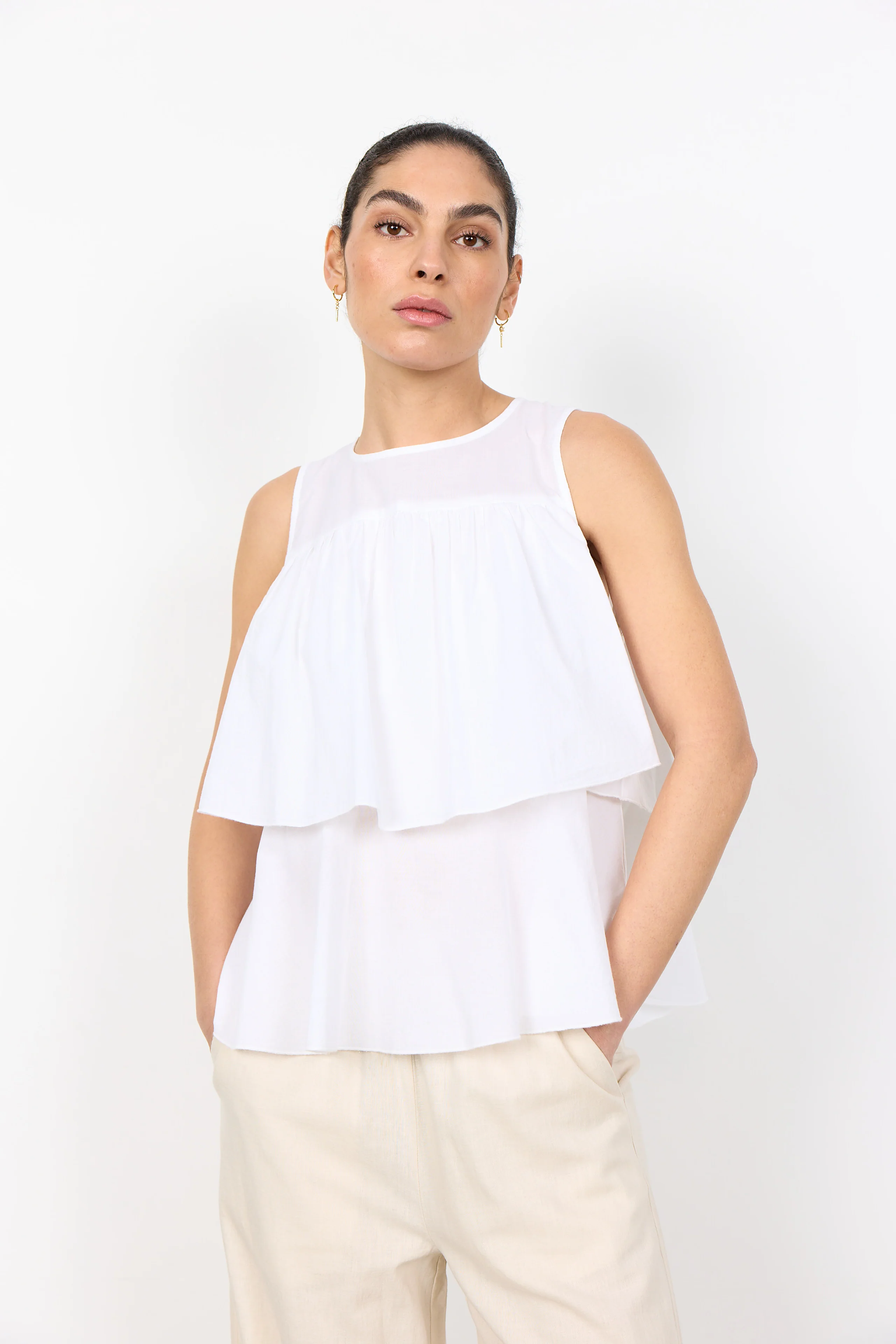 Fleur Frill Top | Hvid | Top fra Statebird - Image 5