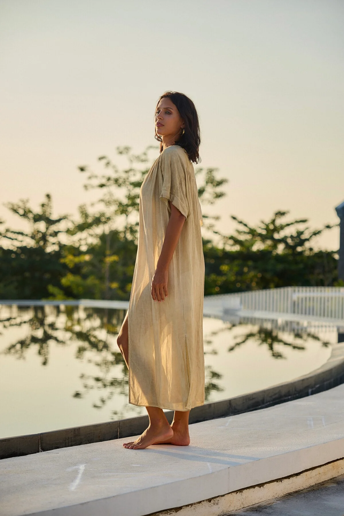 Flow Kimono | Beige | Kimono fra Atelier C - Image 4