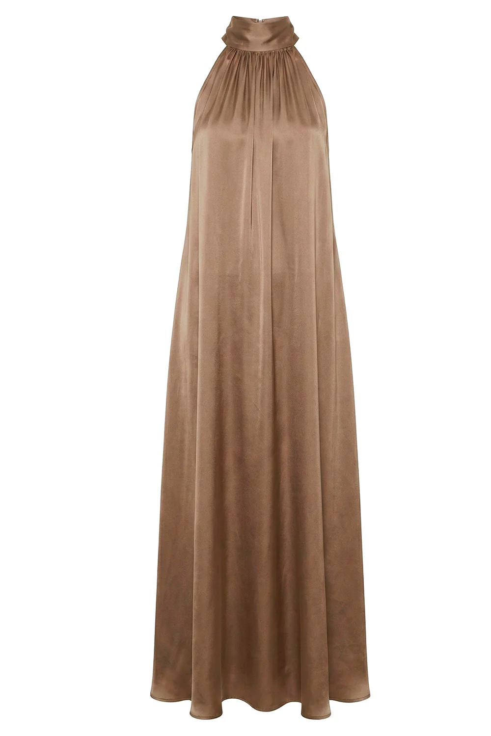 Celeste Silky dress | Taupe | Kjole fra Avery - Image 3