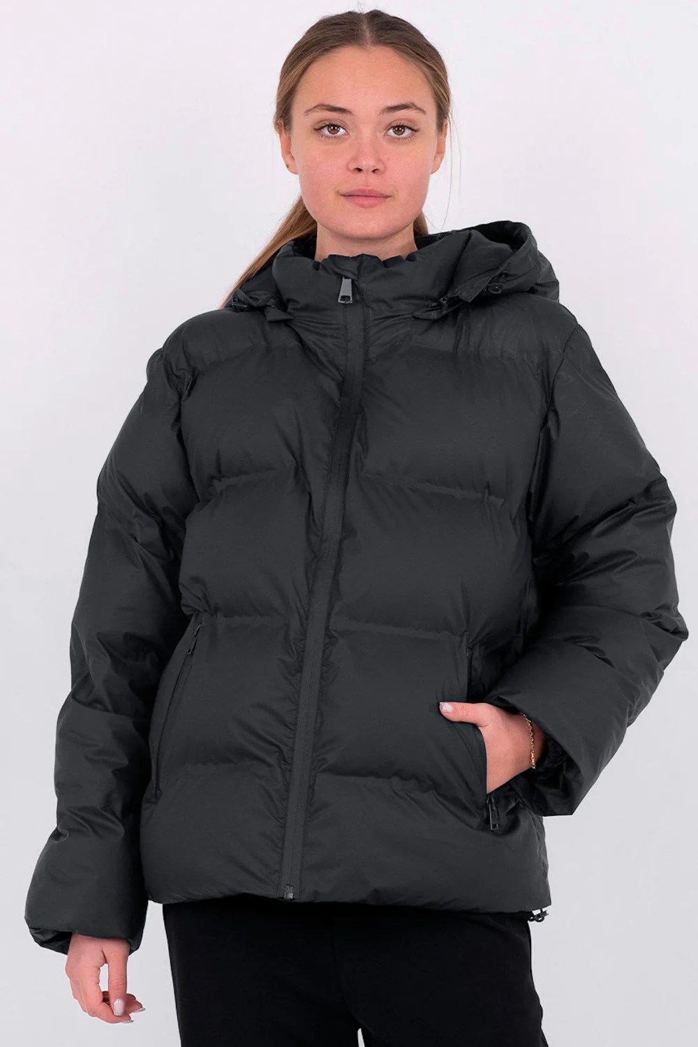 Fox C Puffer Jacket | Black | Jakke fra Neo Noir - Image 6