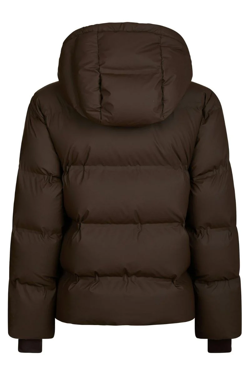 Fox C Puffer Jacket | Dark Brown | Jakke fra Neo Noir - Image 5