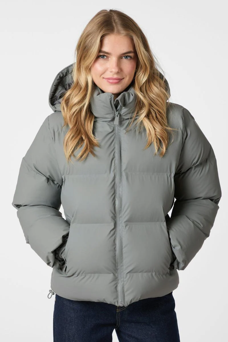 Fox C Puffer Jacket | Grey | Jakke fra Neo Noir - Image 5