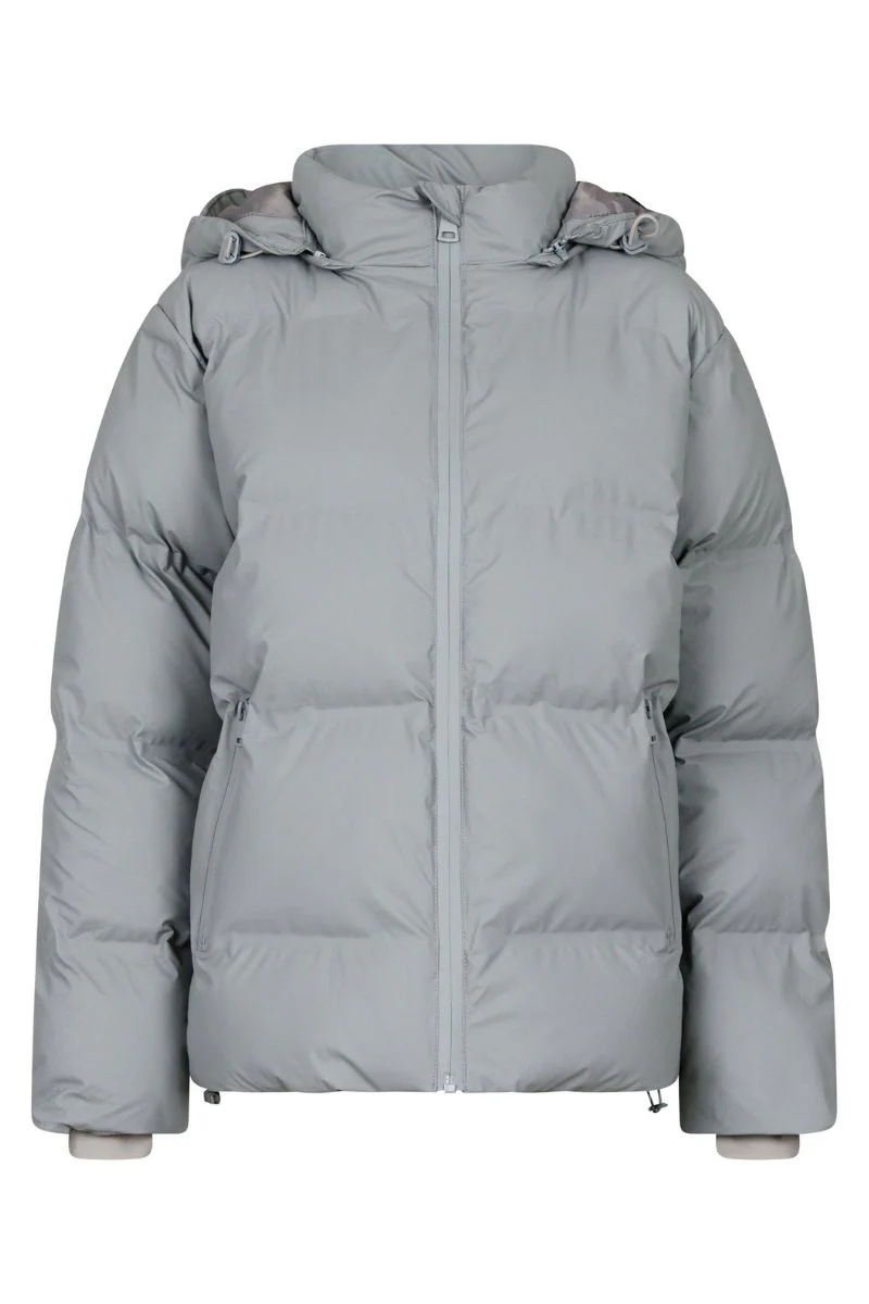 Fox C Puffer Jacket | Light Grey | Jakke fra Neo Noir - Image 2