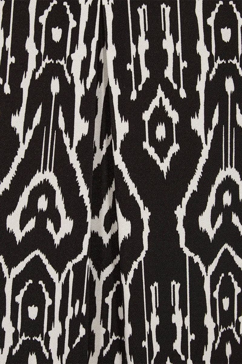 Floi Dress | Black w. Off-white | Kjole fra Freequent - Image 3