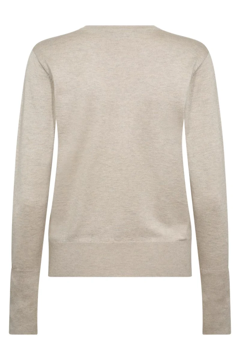 Katie Pullover | Moonbeam melange | Strik fra Freequent - Image 2