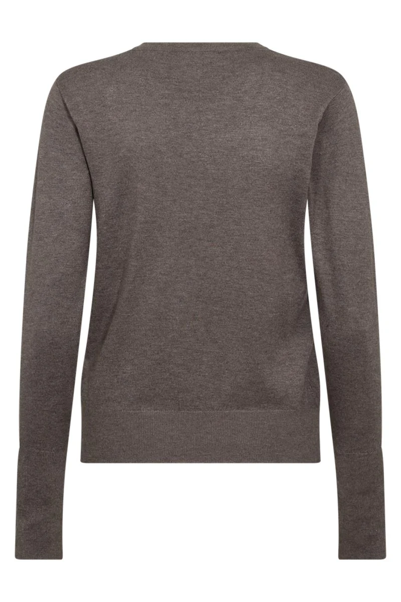 Katie Pullover | Morel Melange | Strik fra Freequent - Image 2