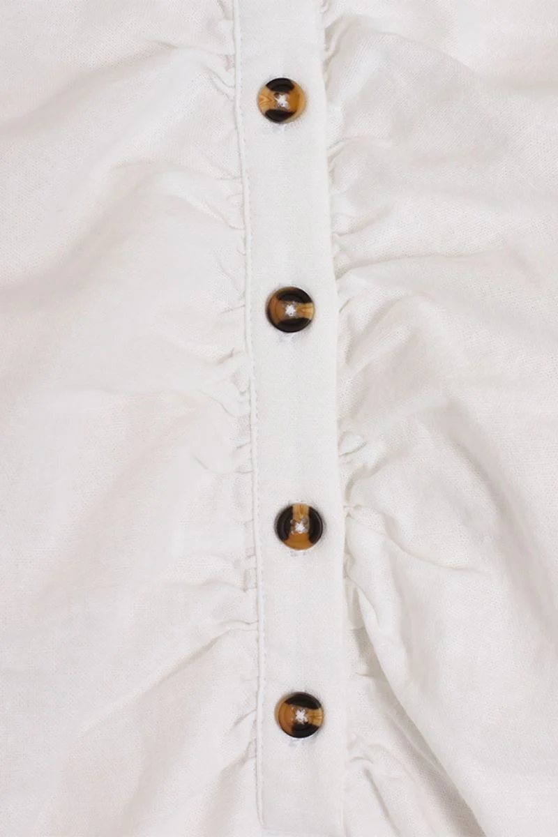Lava Blouse | Brilliant white | Bluse fra Freequent - Image 2