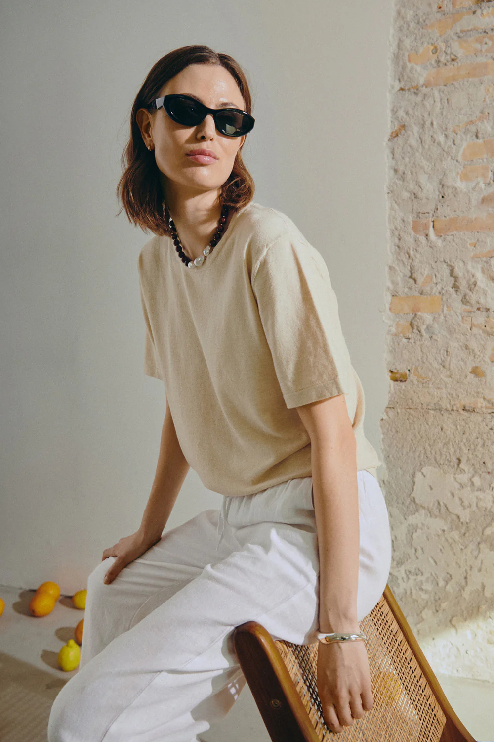 Lava Pant | Brilliant white | Bukser fra Freequent - Image 4