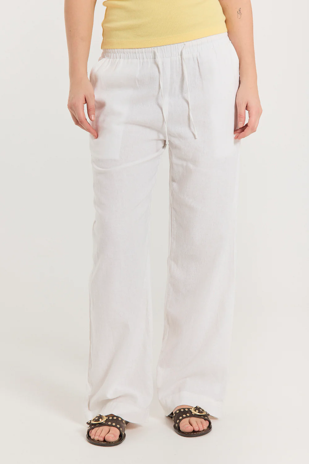 Lava Pant | Brilliant white | Bukser fra Freequent - Image 7