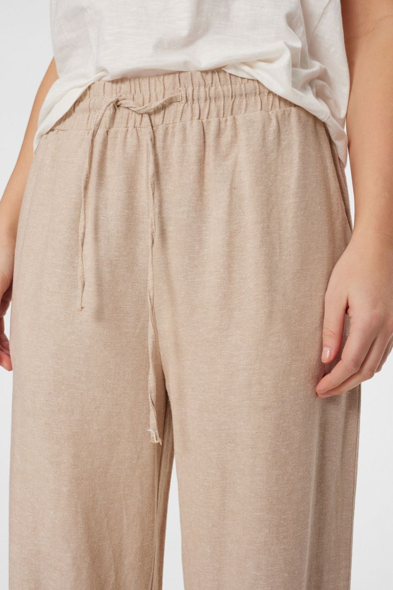 Lava Pant | Sand melange | Bukser fra Freequent - Image 7