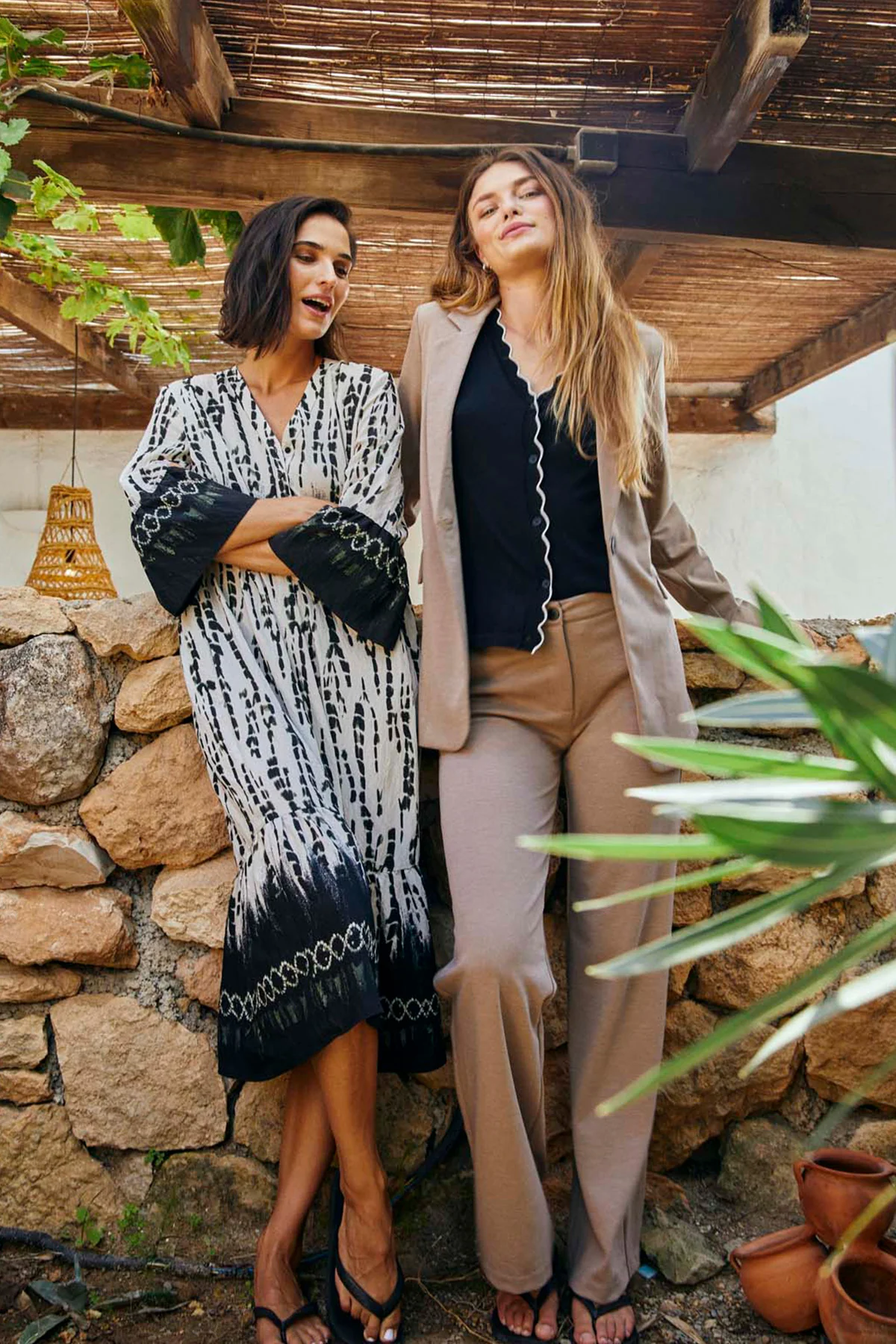 Nanni Ja Fashion Struc | Desert Taupe Melange | Jakke fra Freequent - Image 3
