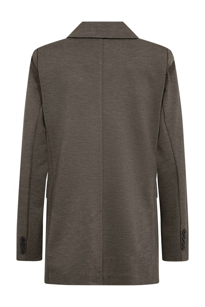 Nanni Ja Fashion Struc | Morel Melange | Jakke fra Freequent - Image 3