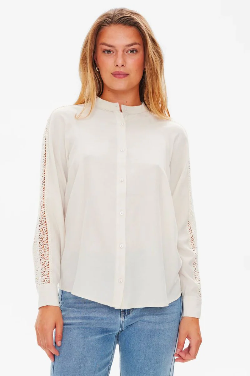Sweetly Shirt | Moonbeam | Skjorte fra Freequent - Image 3