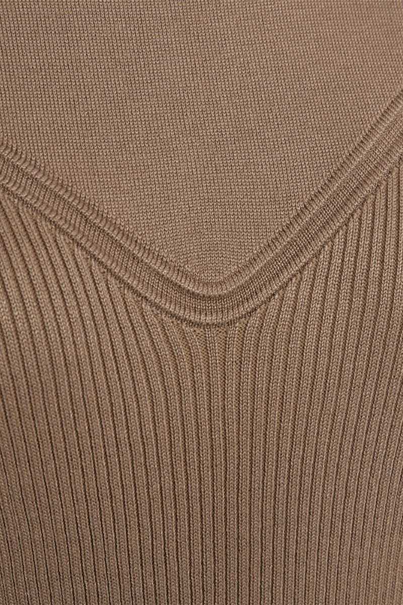 Torfi Dress | Desert Taupe Melange | Kjole fra Freequent - Image 3