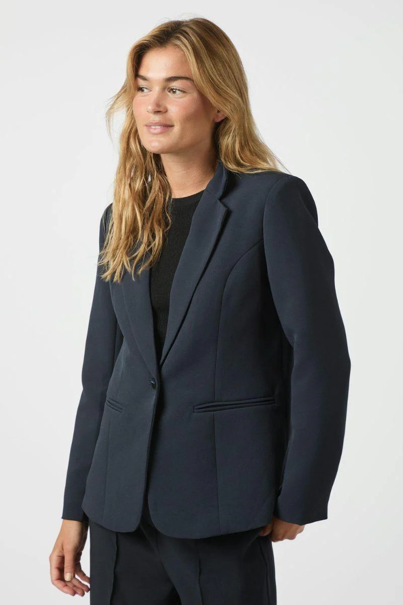Francine Suit Blazer | Dark Navy | Blazer fra Neo Noir - Image 7