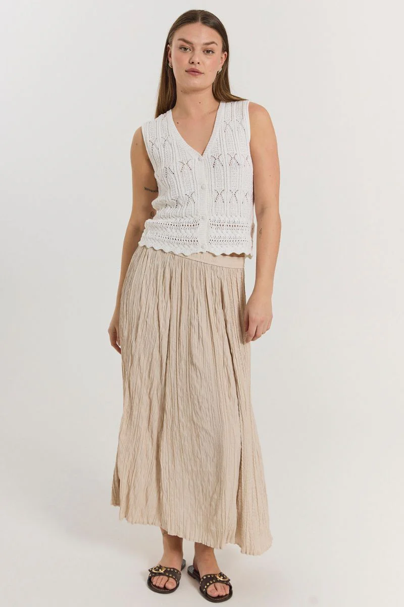 Fraya Waistcoat 206067 | Brilliant White | Jakke fra Freequent - Image 10
