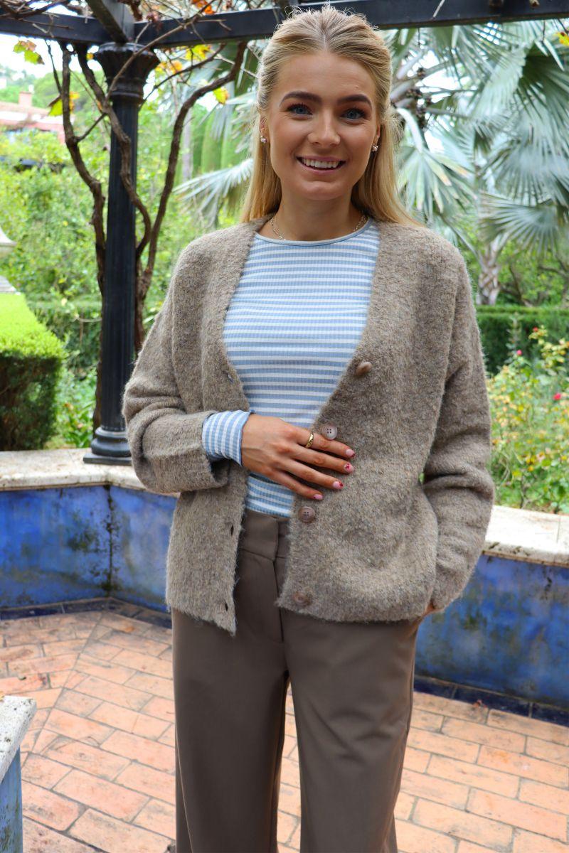 Freddy Wide Pants | Nougat Brown | Bukser fra Liberté - Image 4