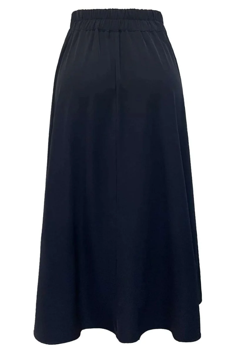 Frede Long Panel Skirt | Navy Blue | fra Liberté - Image 4