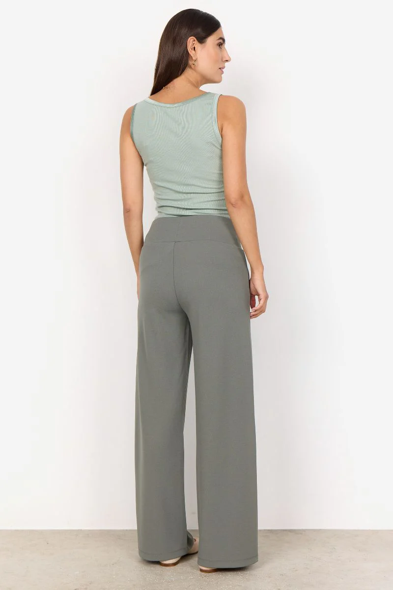 Freya Long Pants | Dusty Green | Bukser fra French Laundry - Image 9