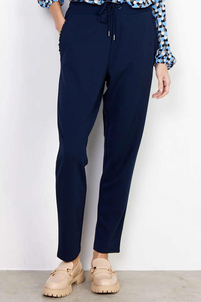 Freya Pants | Navy | Bukser fra French Laundry - Image 10