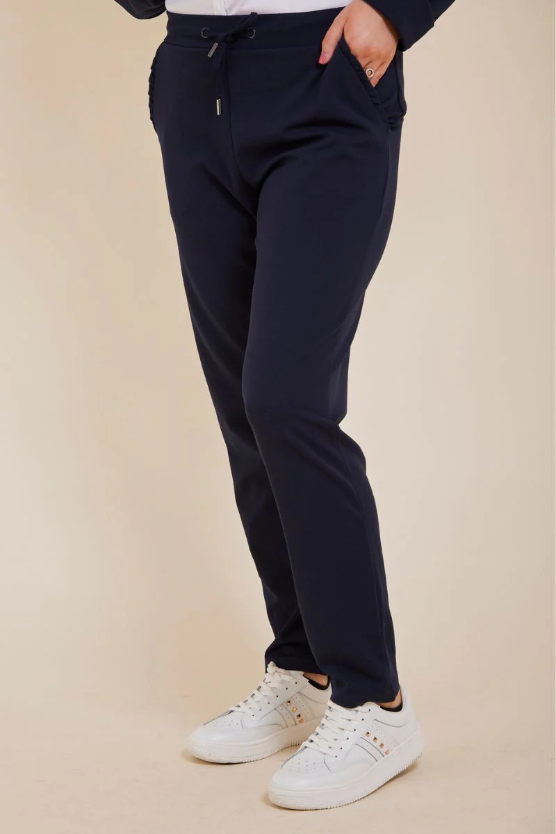 Freya Pants | Navy | Bukser fra French Laundry - Image 8