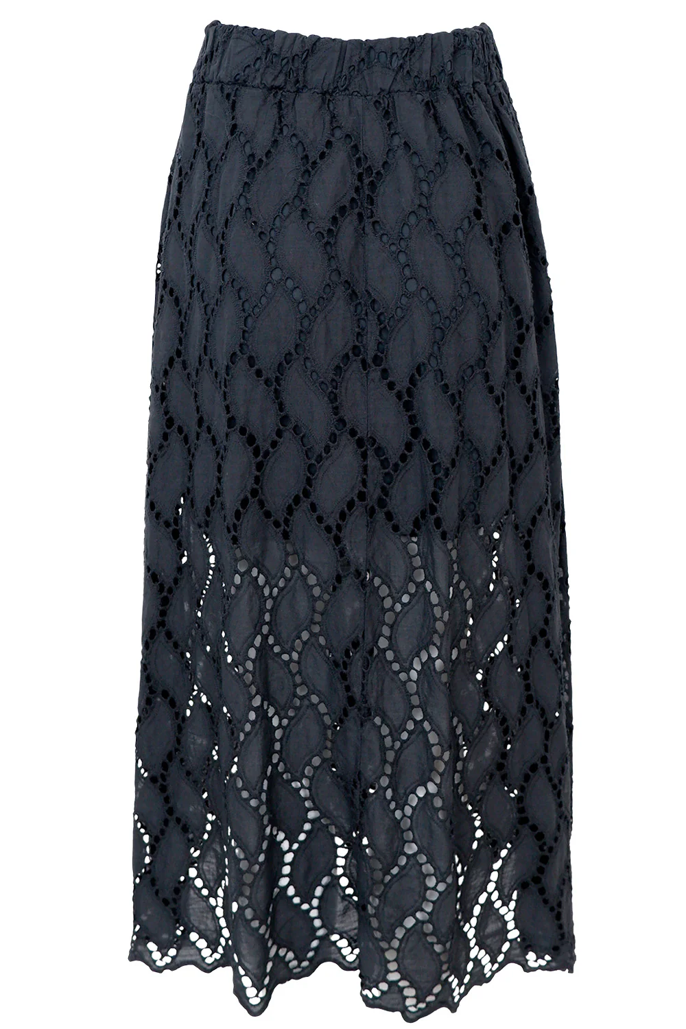 Freya Cut Out Lace Skirt | Black | Nederdel fra Black Colour - Image 3