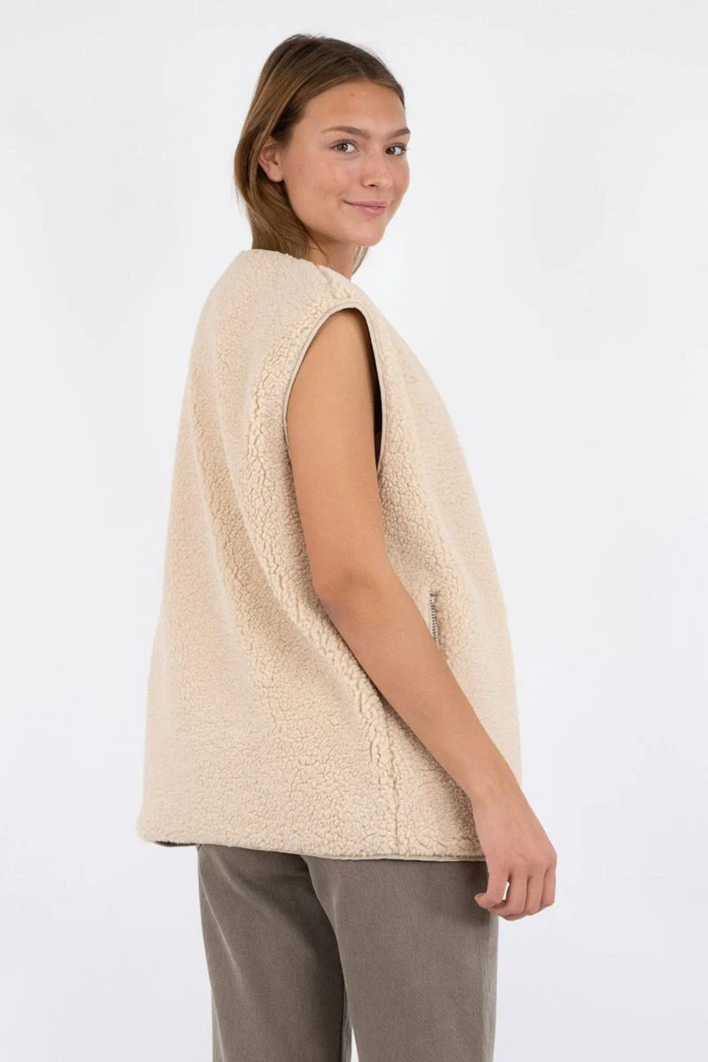 Funder Teddy Vest | Sand | Vest fra Neo Noir - Image 7