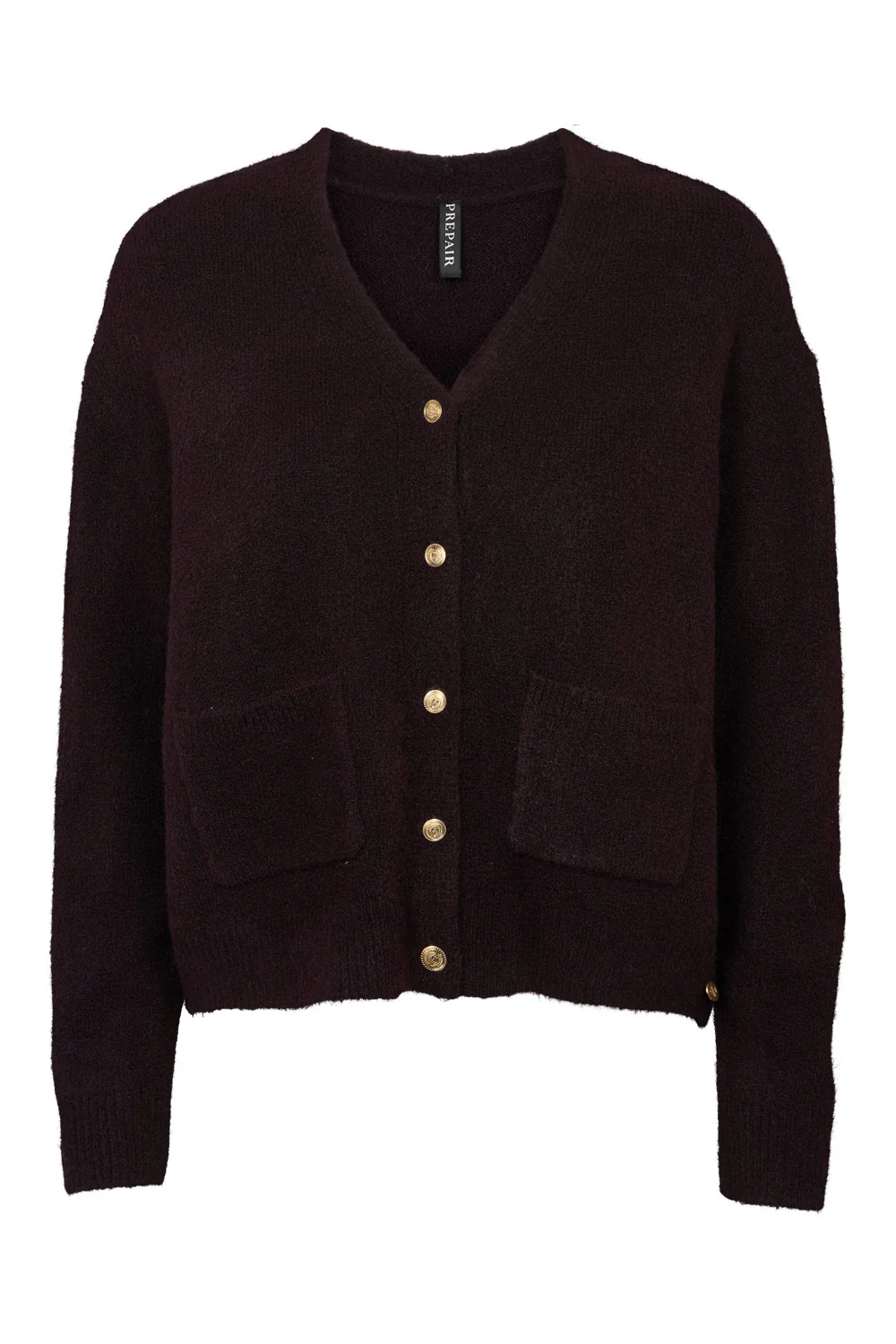Gigi Knit Cardigan 2882 | Bordeaux | Cardigan fra Prepair - Image 2