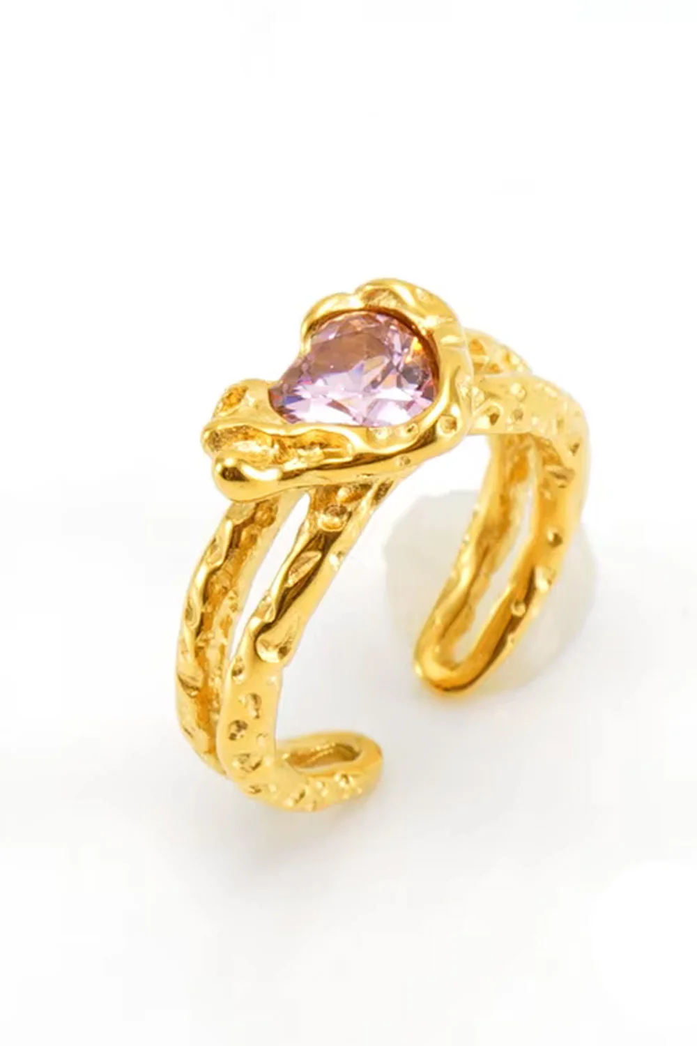 Moon Heart Ring | Fingerring fra Birdsong