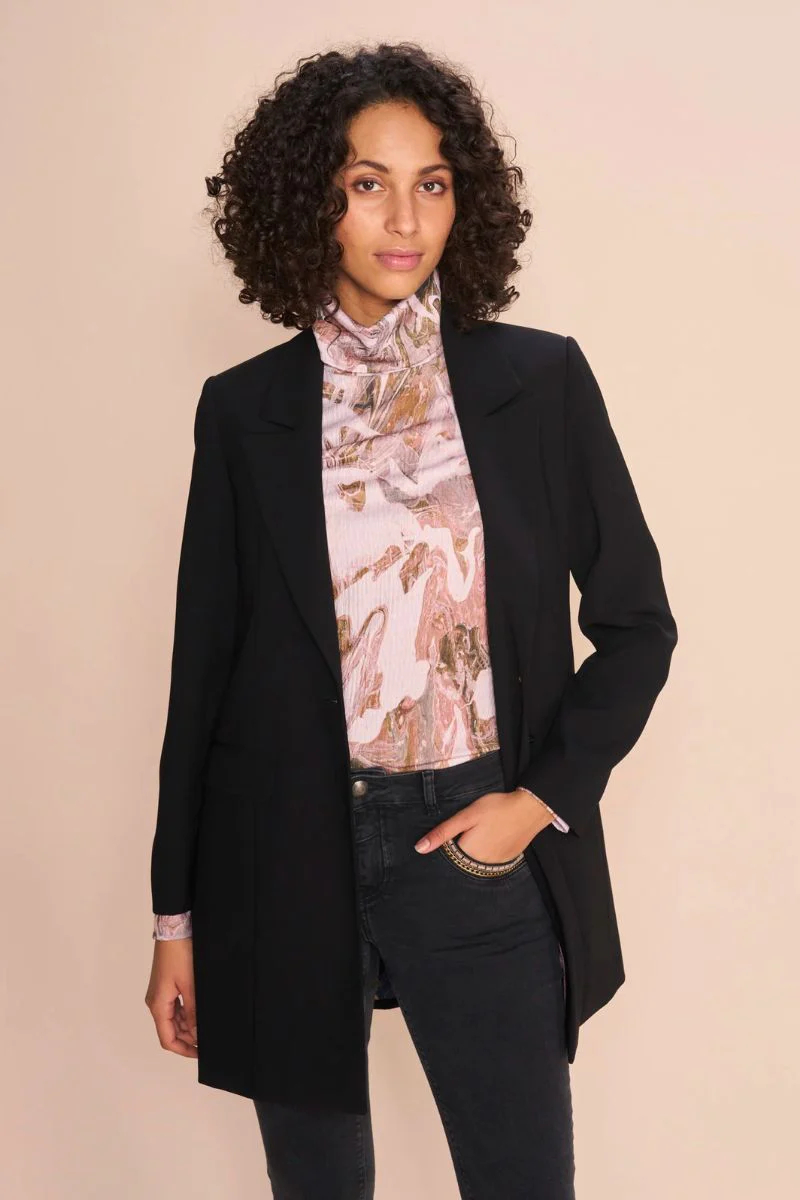 Gilia Leia Blazer | Black | Blazer fra Mos Mosh - Image 6
