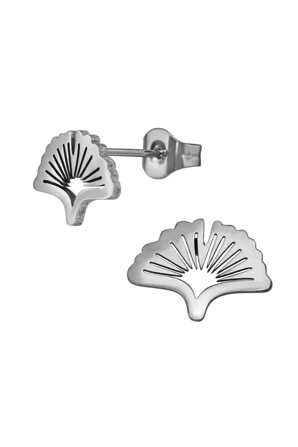 Ginkgo Biloba Tree Ear Studs SS | Øreringe fra Birdsong