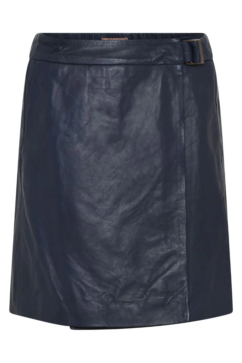 Giti short leather skirt | Blue Nights | Nederdel fra Gustav - Image 5