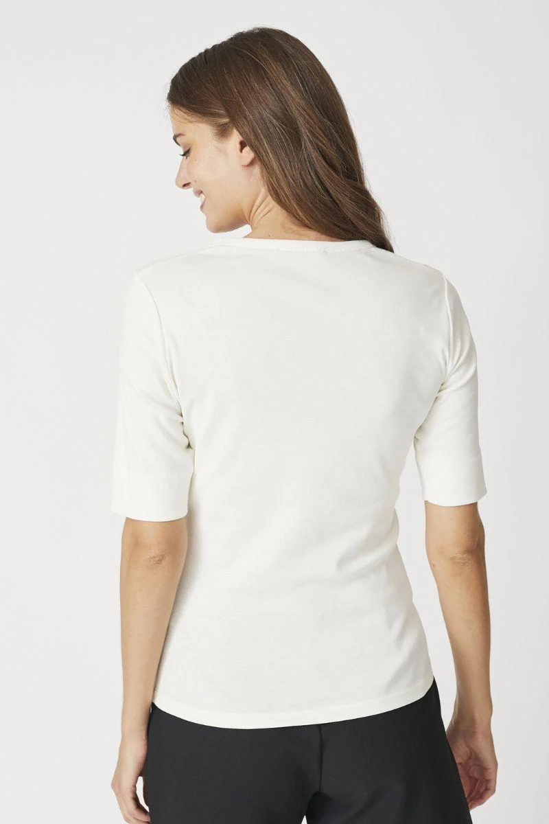 Granny Logo Tee 33101 | Off white | T-Shirt fra Co'couture - Image 6