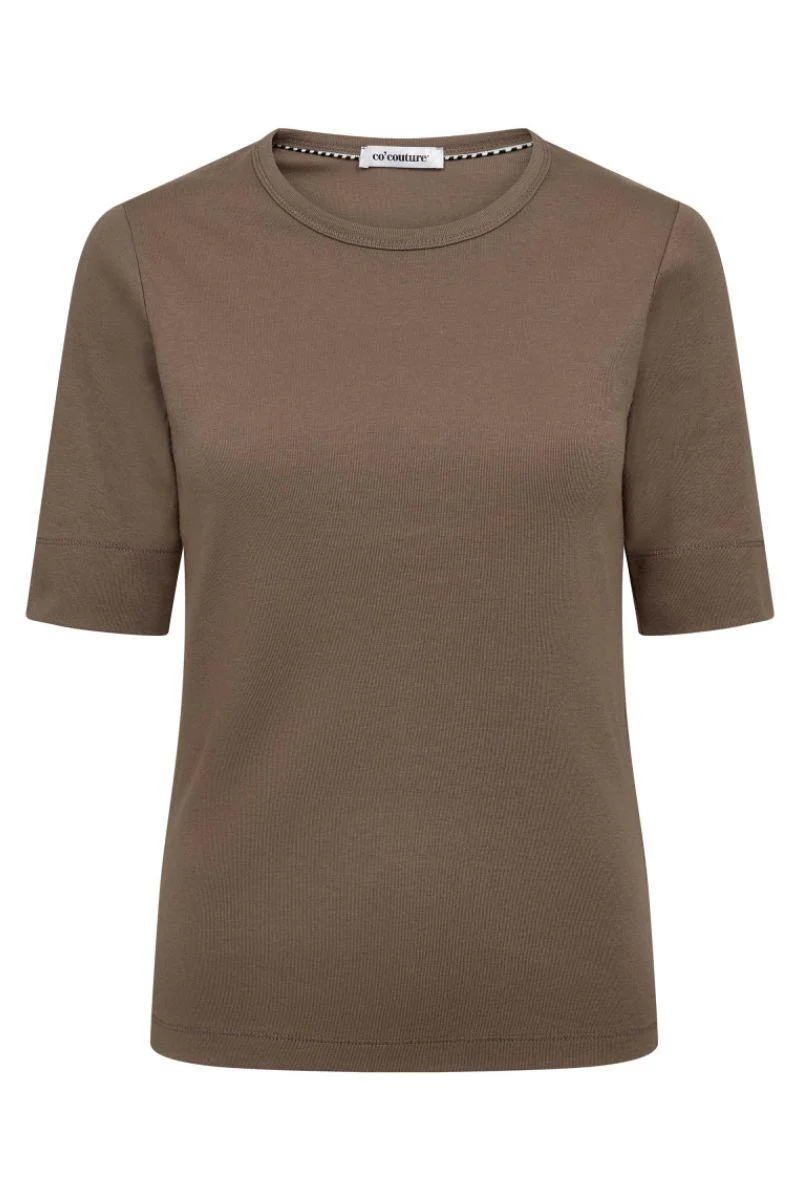 Granny SS Tee 33016 | Walnut | T-Shirt fra Co'couture - Image 2