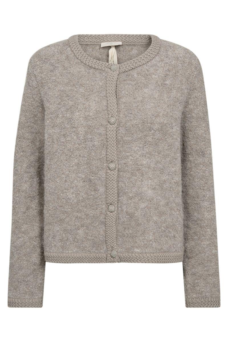 Grschrista Cardigan 206727 | Simply Taupe Mel. | Cardigan fra Freequent - Image 2