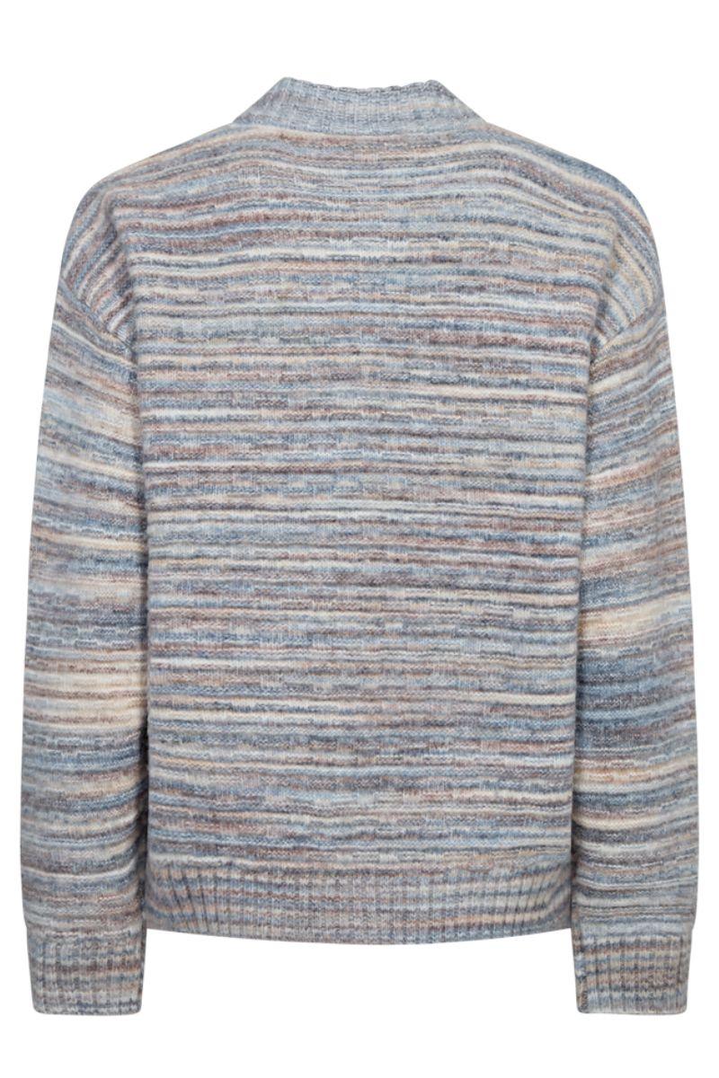 Grsclas Cardigan 205841 | Star Off-White W. Baby Blue | Cardigan fra Freequent - Image 4