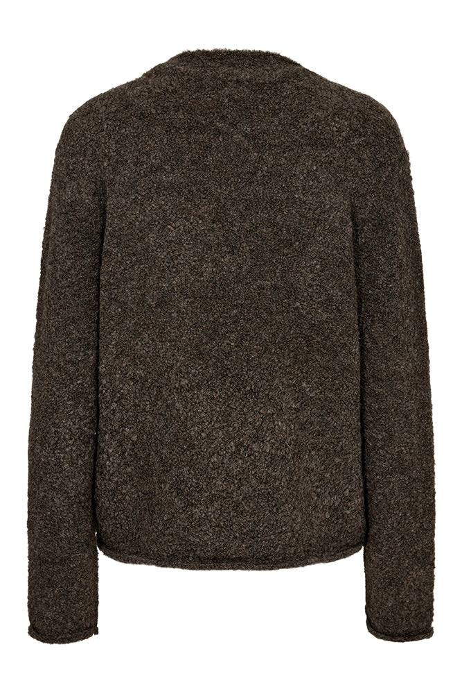 Grslimey Pullover 205235 | Morel Melange | Strik fra Freequent - Image 3