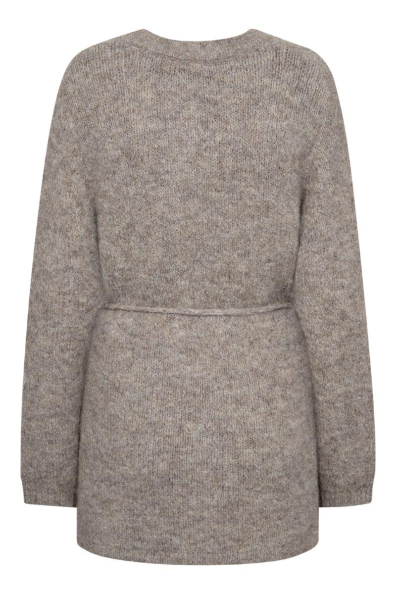 Grslulu Cardigan 206860 | Desert Taupe Melange | Cardigan fra Freequent - Image 2