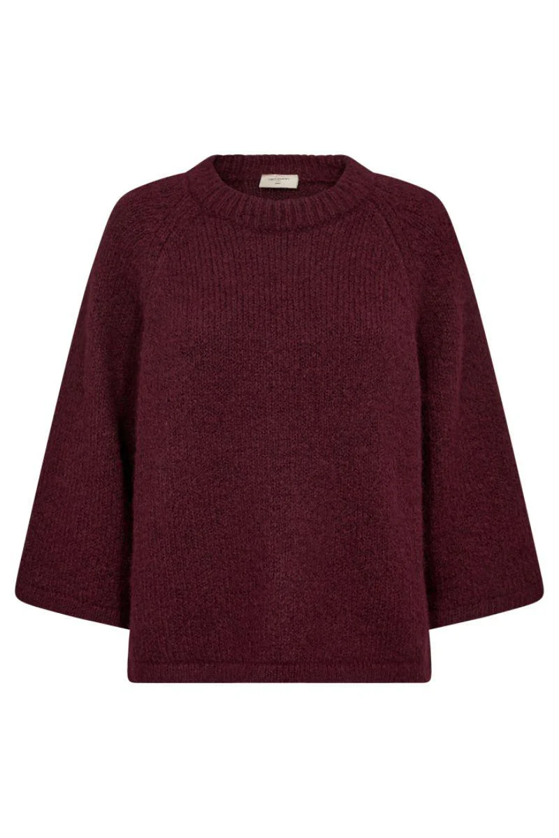 Grslulu Pullover 205507 | Port Royale Melange | Strik fra Freequent