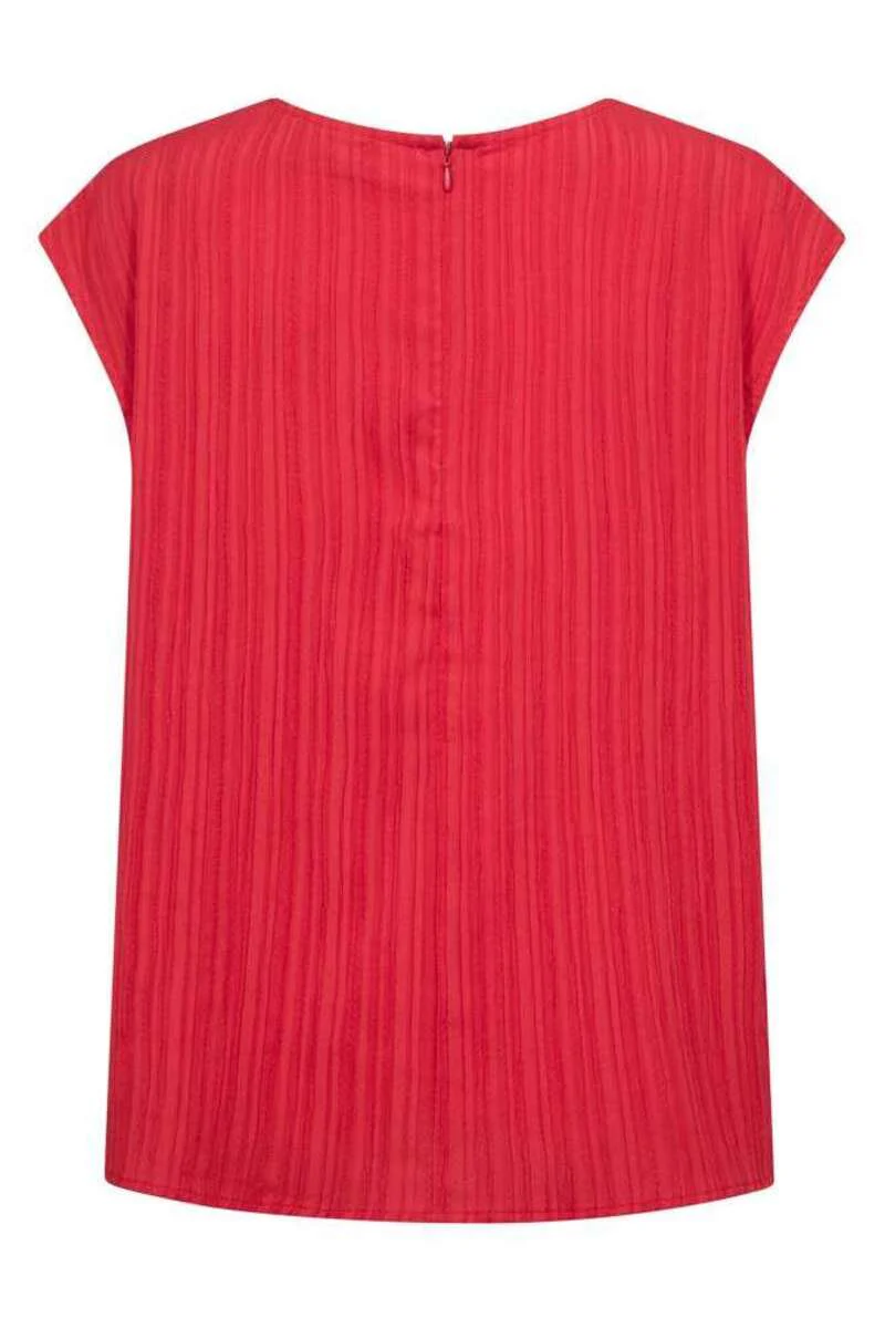 Grsvalse Blouse 207685 | True Red | Bluse fra Freequent - Image 7