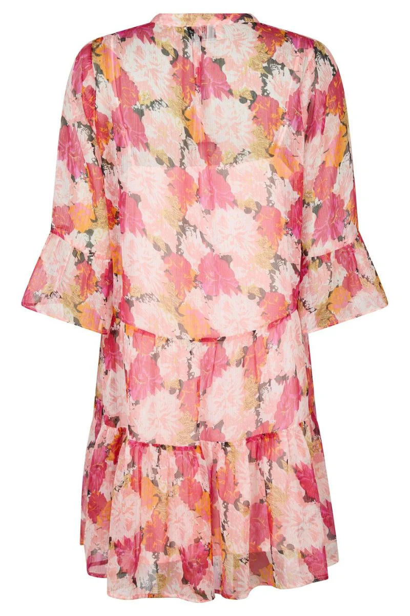 Gunvor Maxi Flower Dress | Pink | Kjole fra Neo Noir - Image 2
